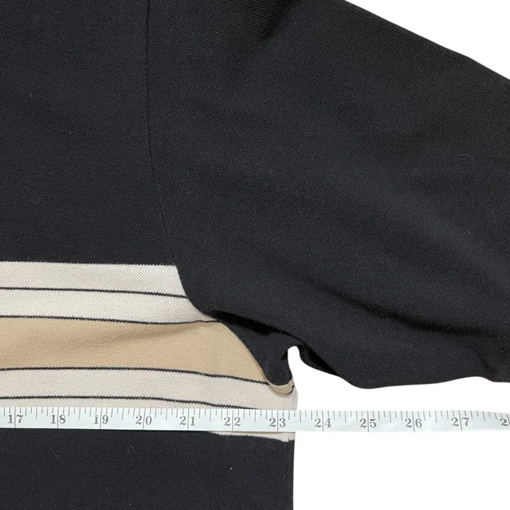 Polo Golf‎ Ralph Lauren Men’s XL Black Striped Polo Shirt Cotton Short Sleeve